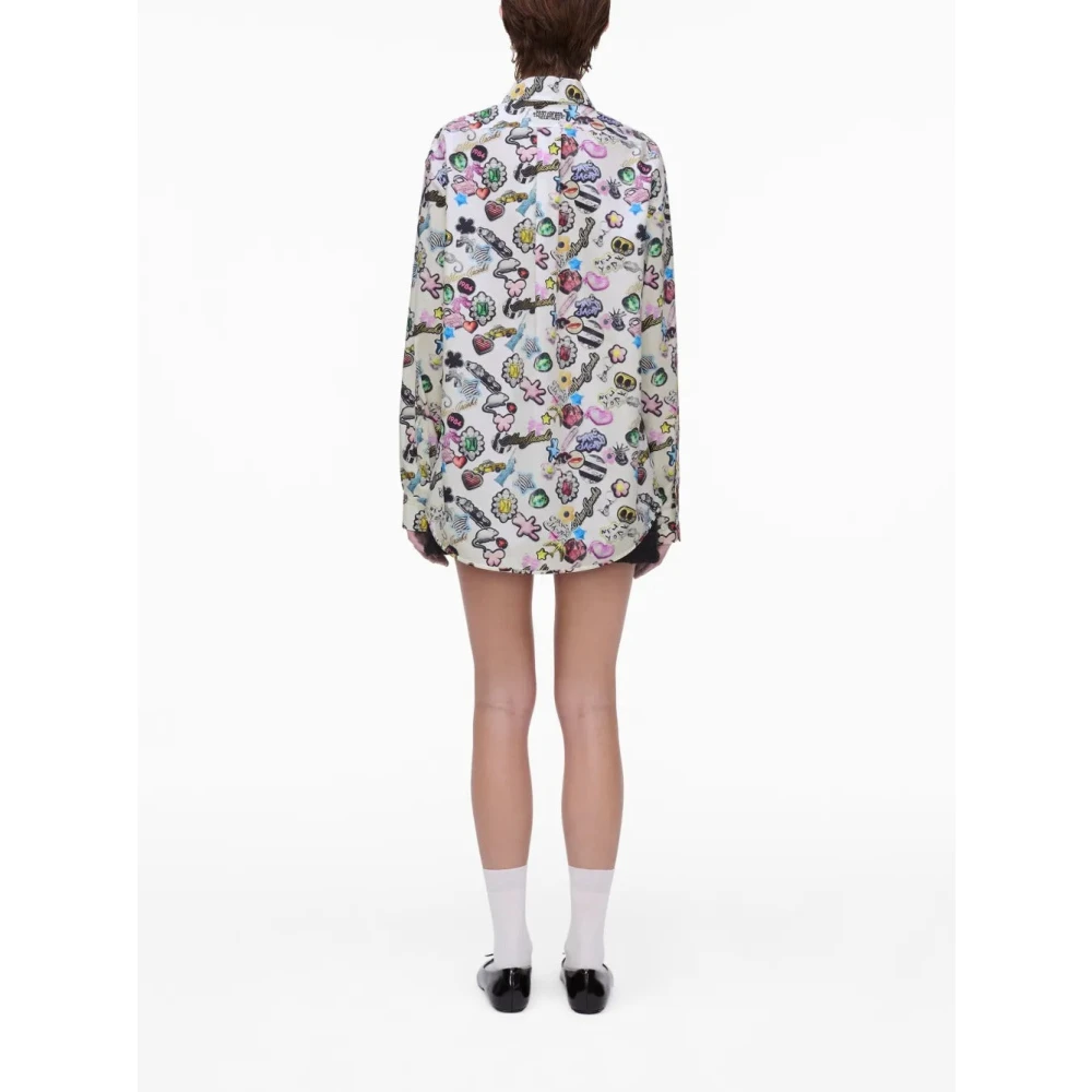Marc Jacobs Sticker Print Shirt Multicolor Dames