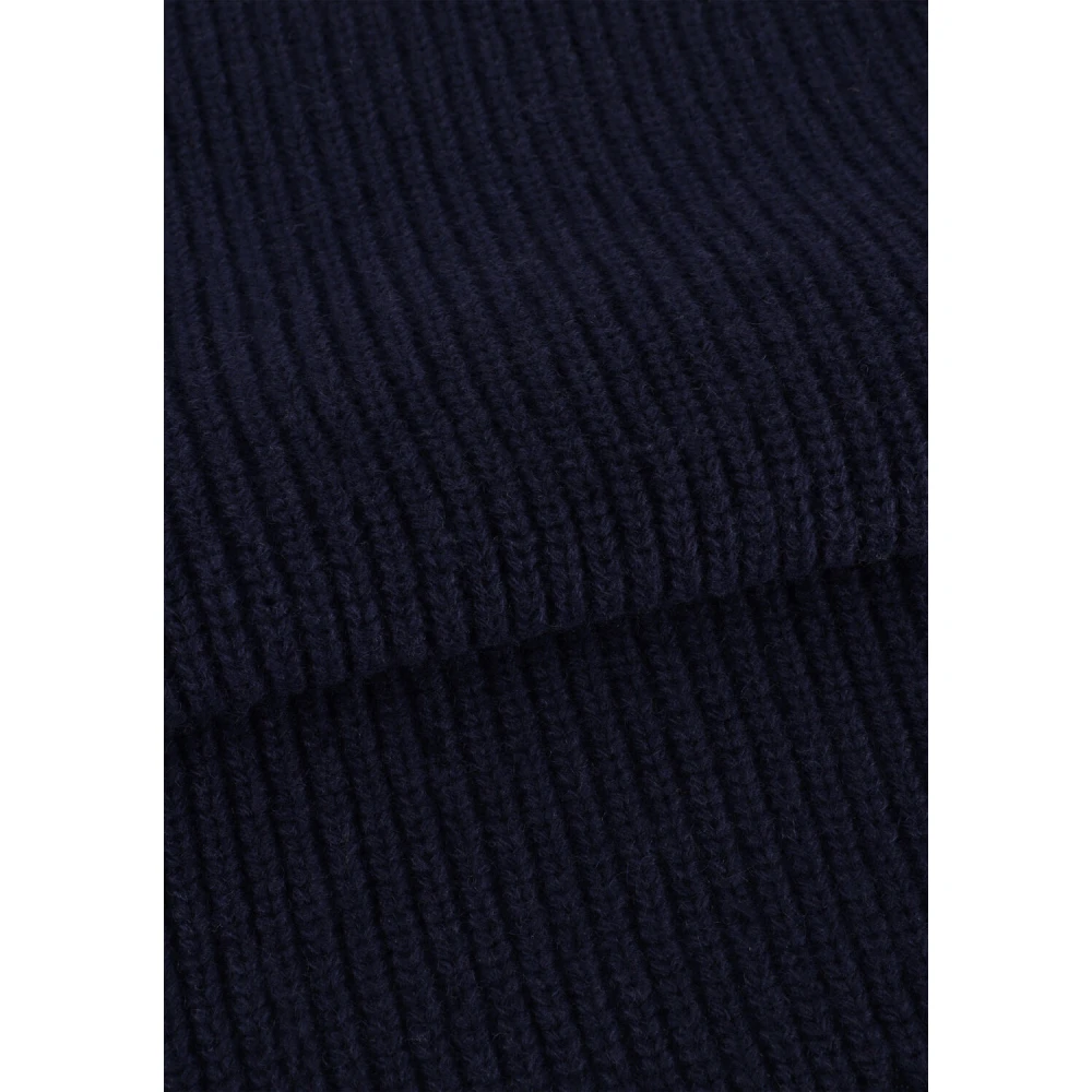 Woodbird Navy Gebreide Trui voor Mannen Blue Heren