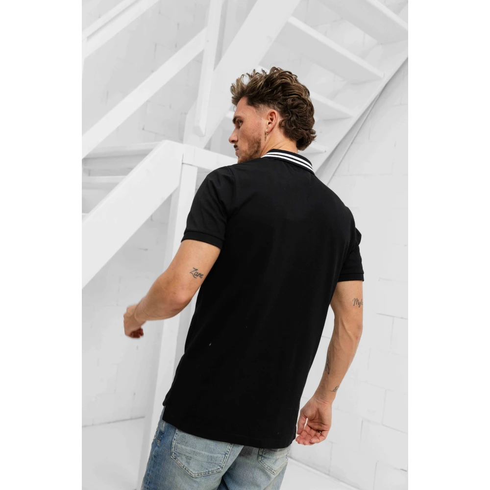 Iceberg Zwart Heren Polo Shirt Lente Zomer Collectie Black Heren