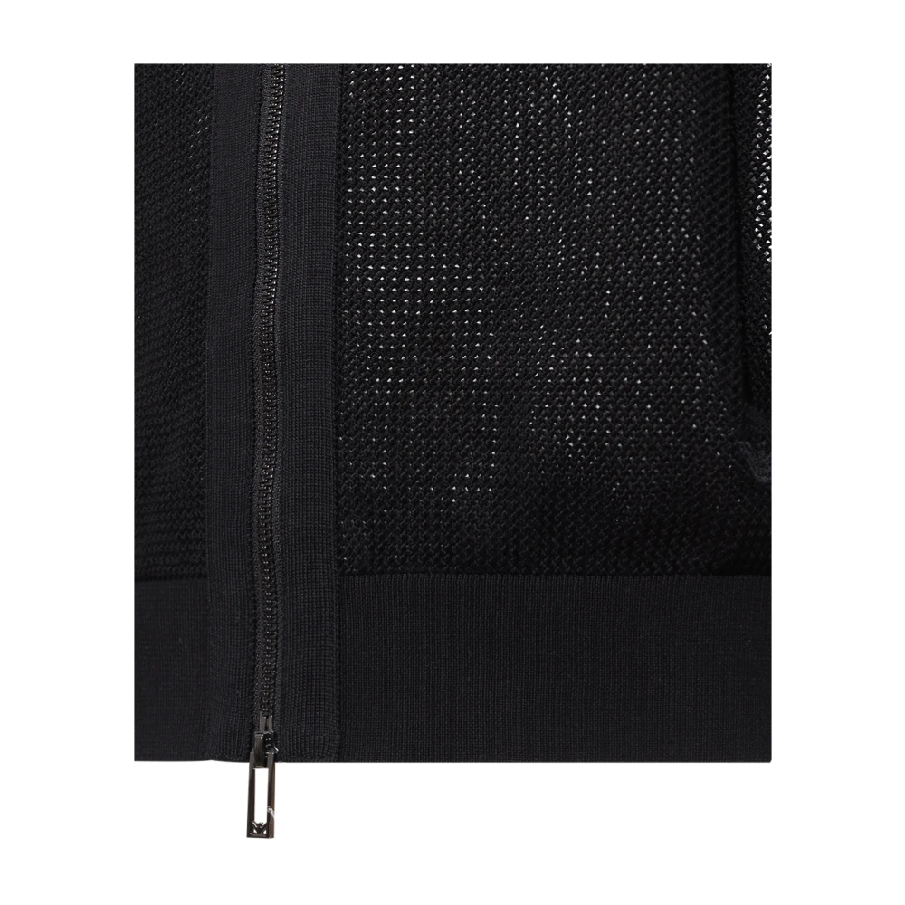Emporio Armani Zip-throughs Black Heren