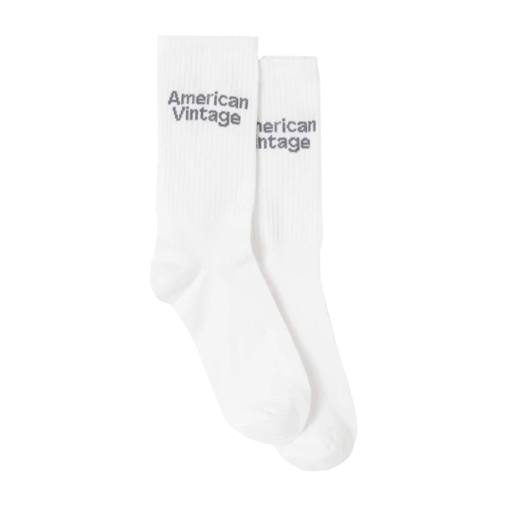 American vintage Stijlvolle Sokken en Slipjes Set White Dames