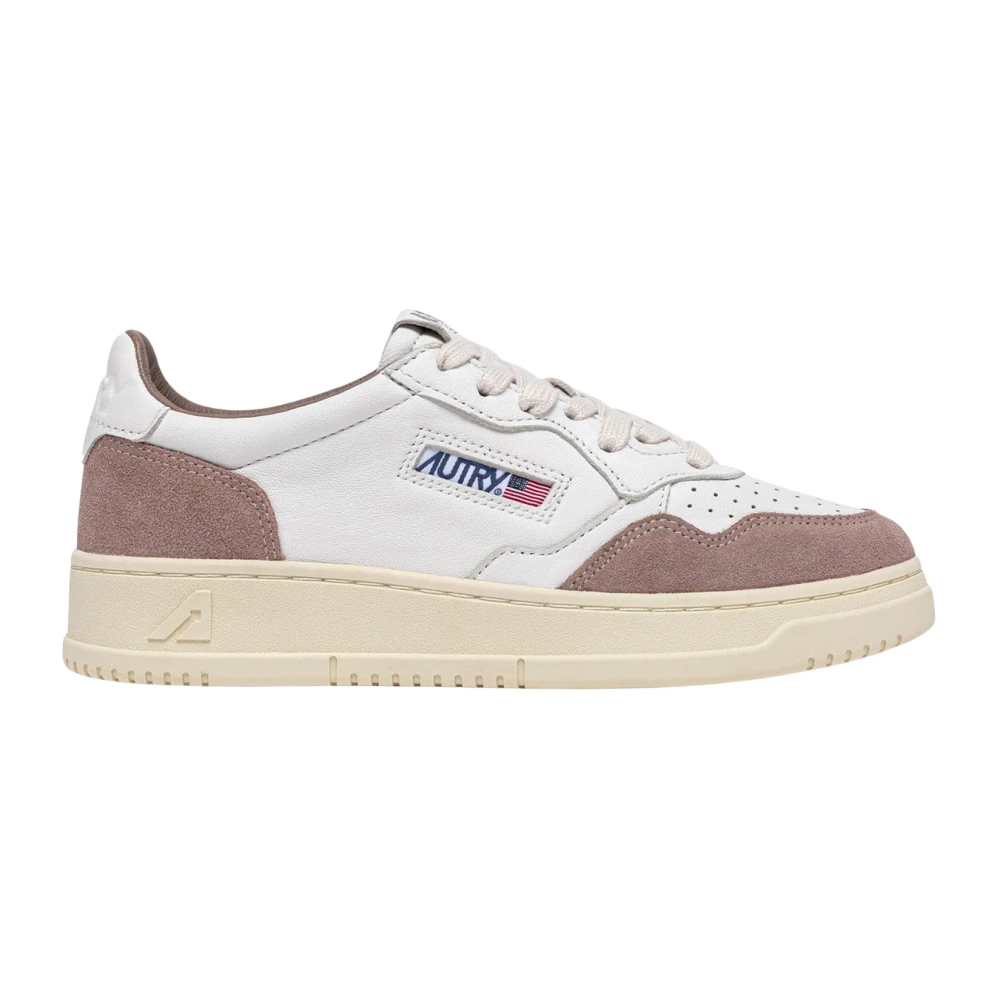 Autry Women's Multicolor Sneakers, 4 Uk, Medalist Low Leather Trainers