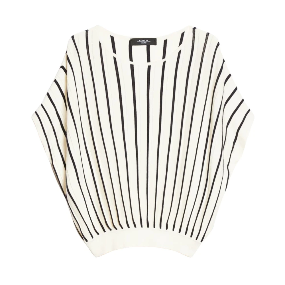 Max Mara Weekend Gestreepte Blouse Blue Dames