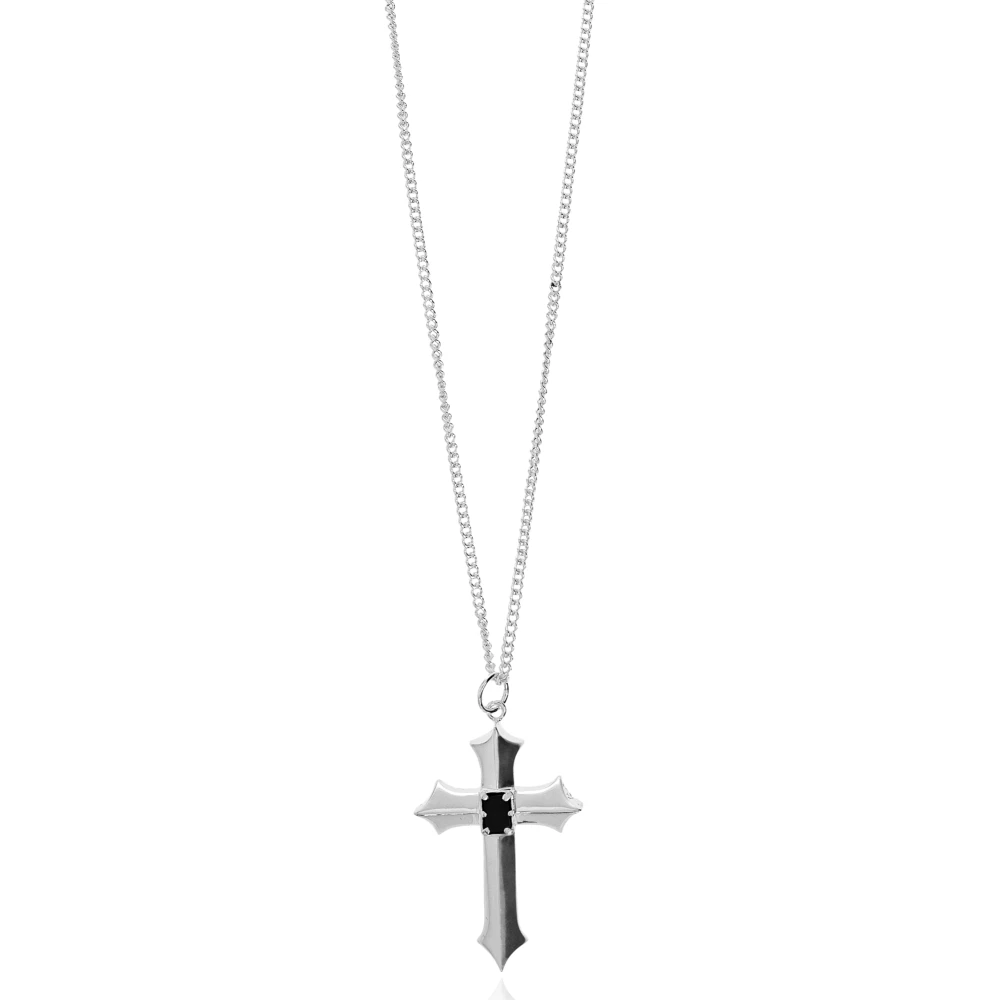 Misbhv Unisex Grigio Brass Necklace