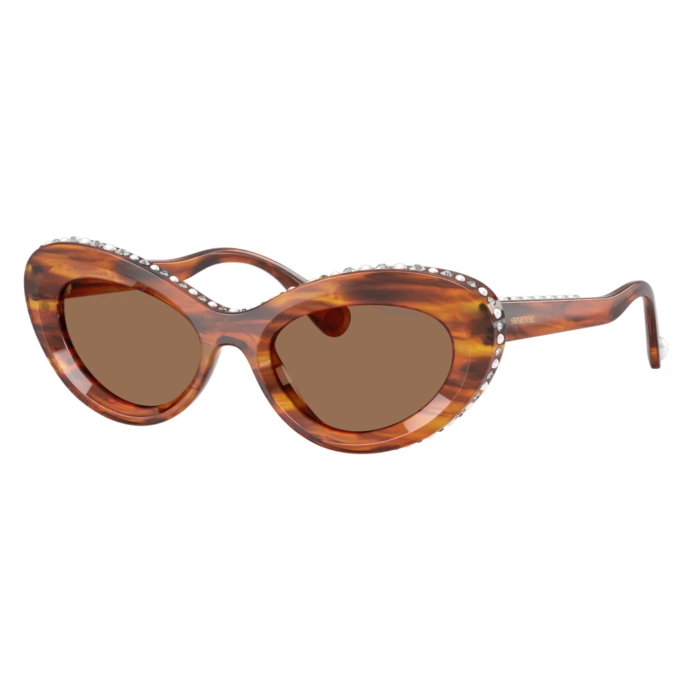 Swarovski Unisex Brown 0Sk6061u - Sunglasses - 51 Mm - Accessories