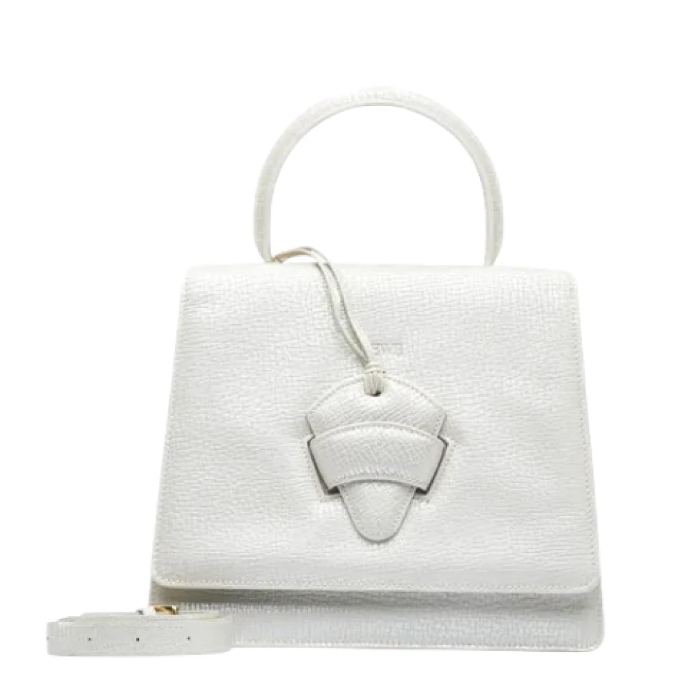 Loewe Pre-owned Leather handbags White Dames