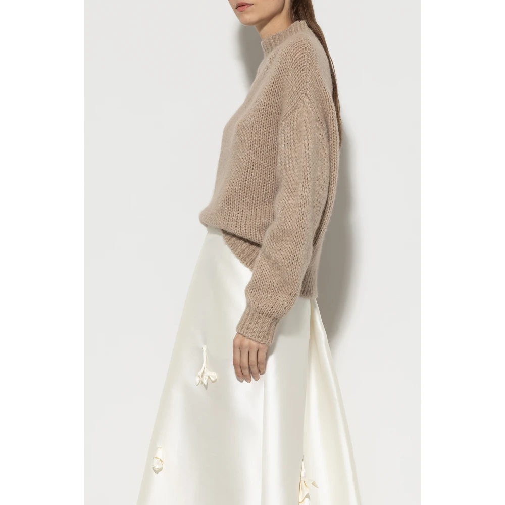 LUISA CERANO Glitterstone Pullover Brown Dames