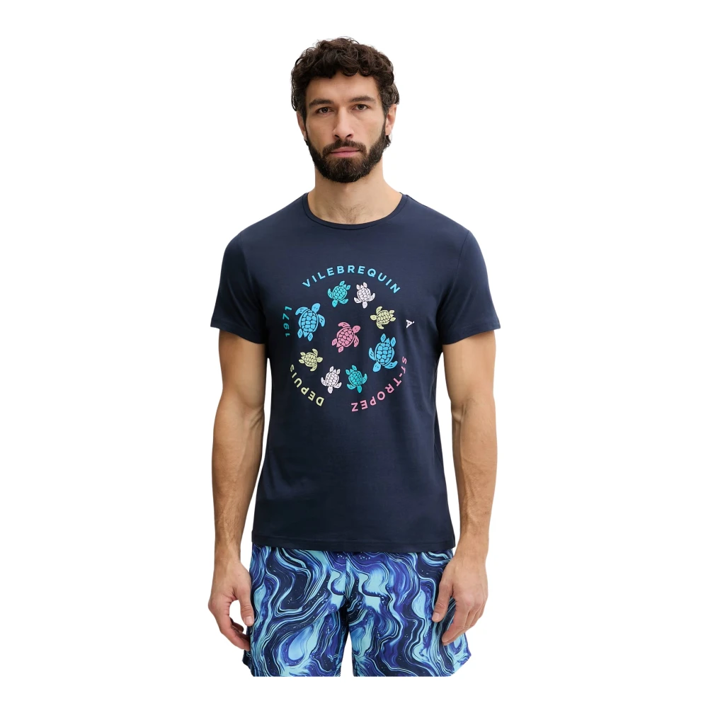Vilebrequin Uomo Blu Top, S, New,