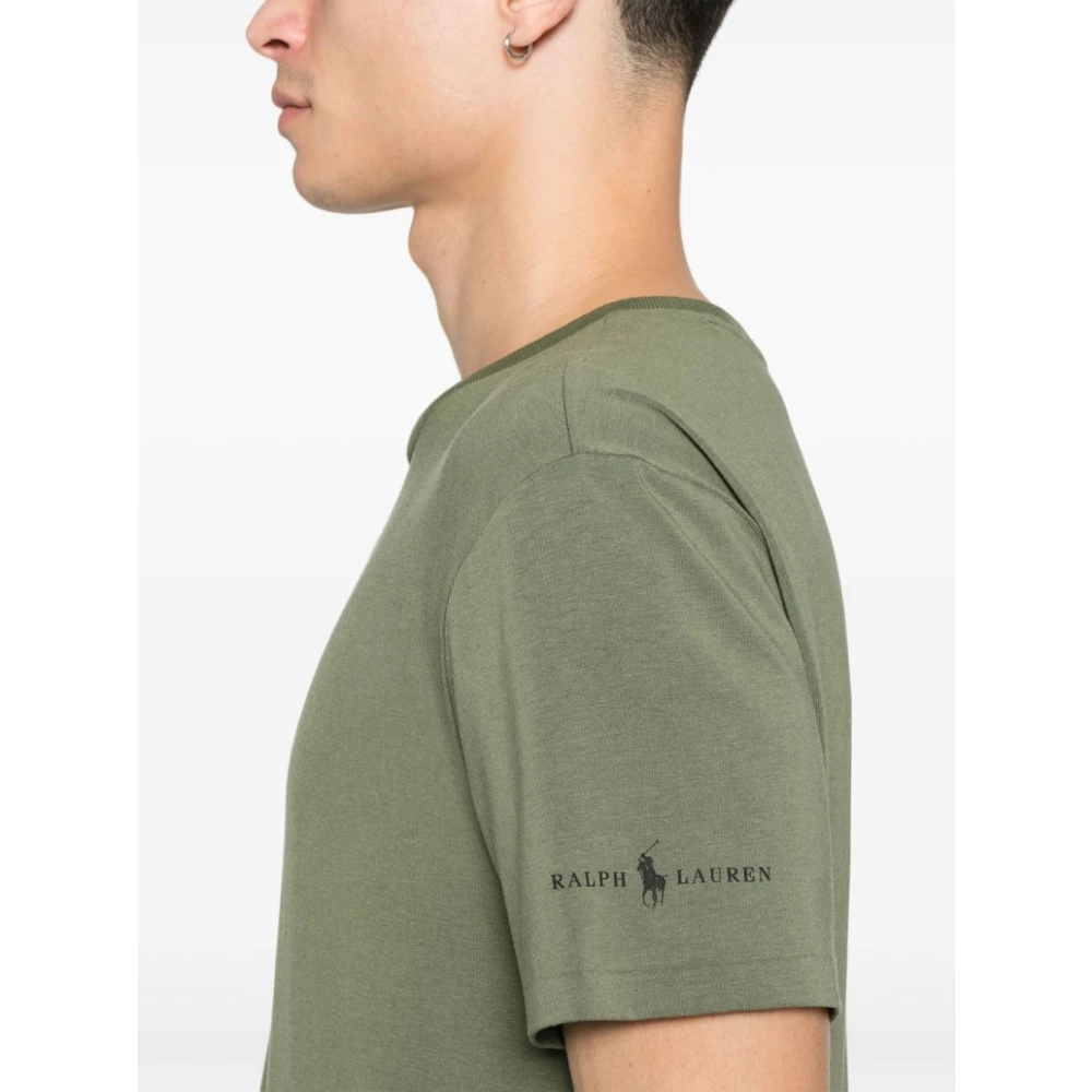 Polo Ralph Lauren Groene Crew Neck T-shirts Pak van 3 Green Heren