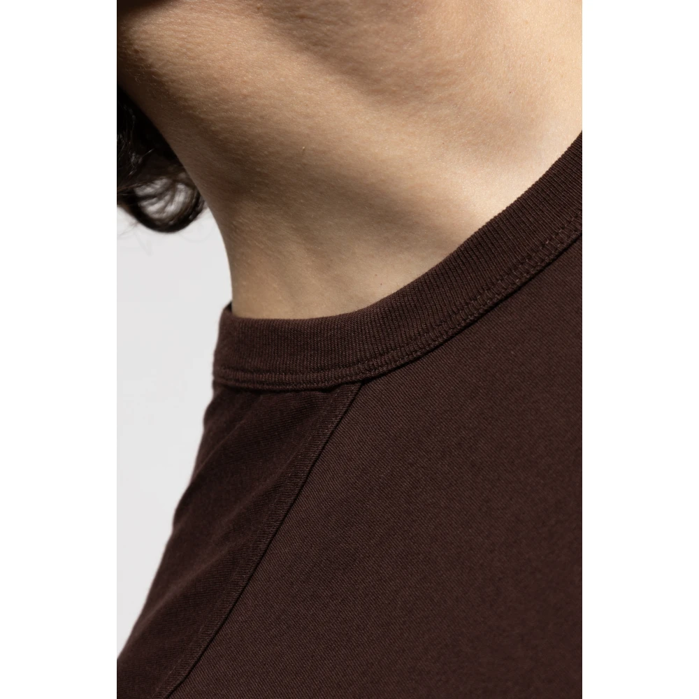 Rick Owens Brad T-Shirt Brown Heren