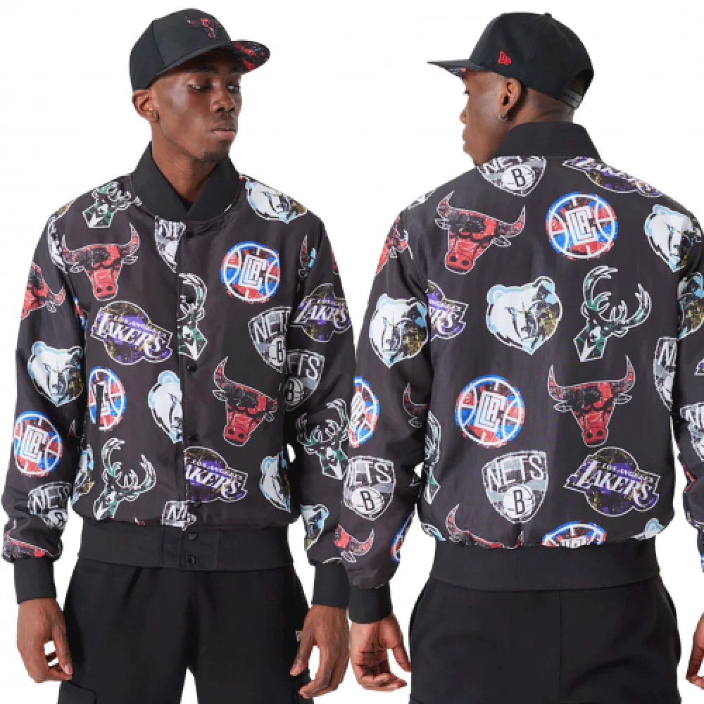 new era NBA Team Bomberjack 2023 Seizoen Multicolor Heren