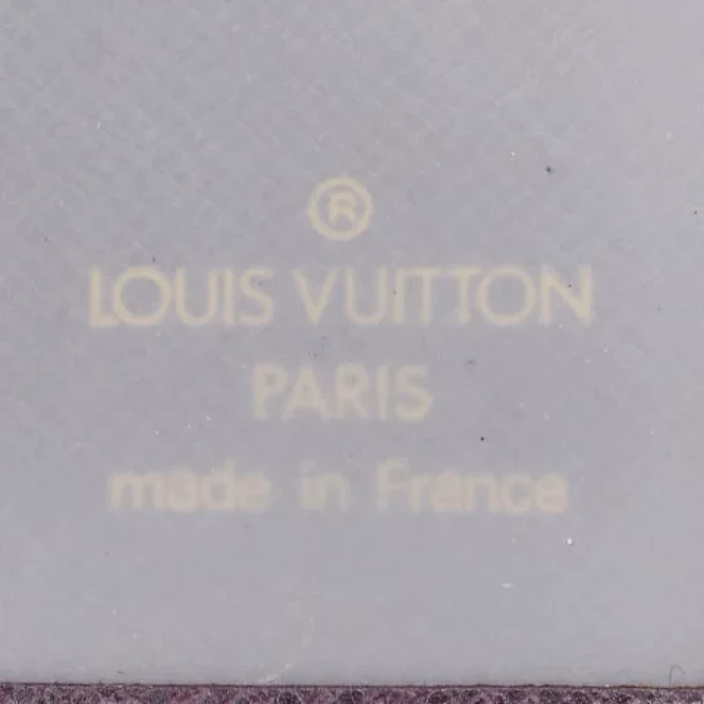 Louis Vuitton Vintage Pre-owned Leather wallets Purple Dames