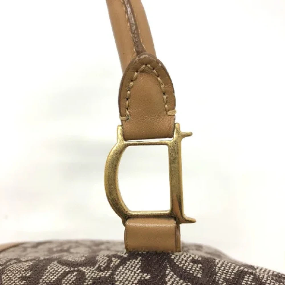 Dior Vintage Pre-owned Cotton dior-bags Brown Dames