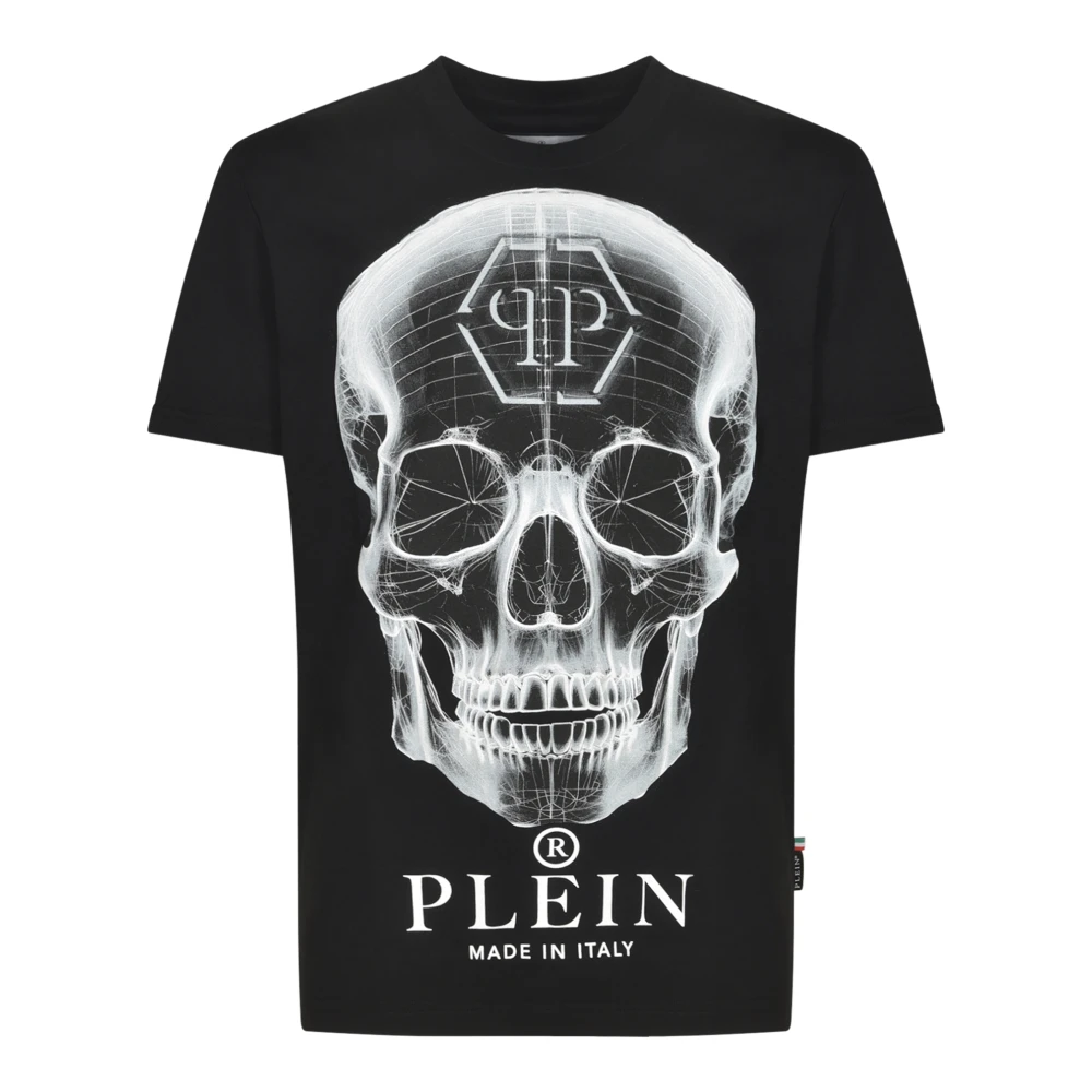 Philipp Plein Zwarte T-shirts en Polos Black Heren