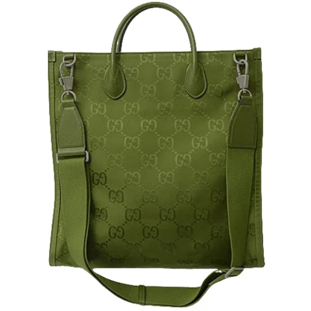 Gucci Vintage Pre-owned Canvas gucci-bags Green Dames