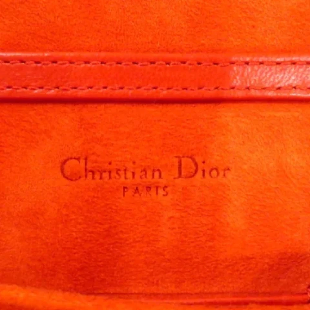 Dior Vintage Pre-owned Leather dior-bags Pink Dames