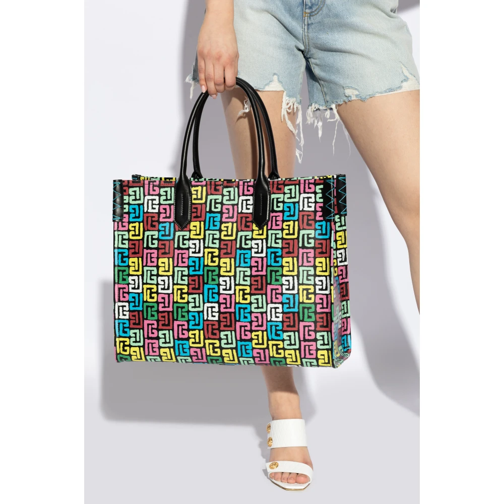 Balmain Medium B-Army shopper tas Multicolor Dames