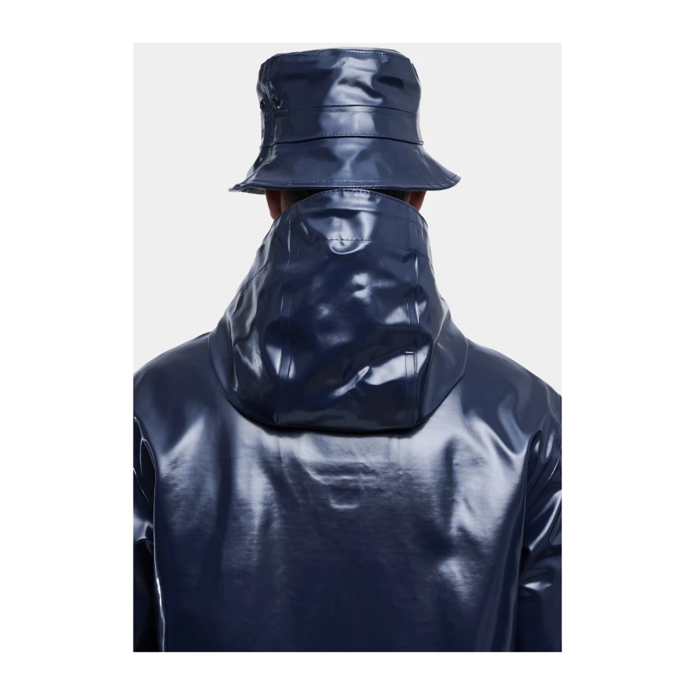 Stutterheim Opal Waterdichte Bucket Hoed Blue Unisex