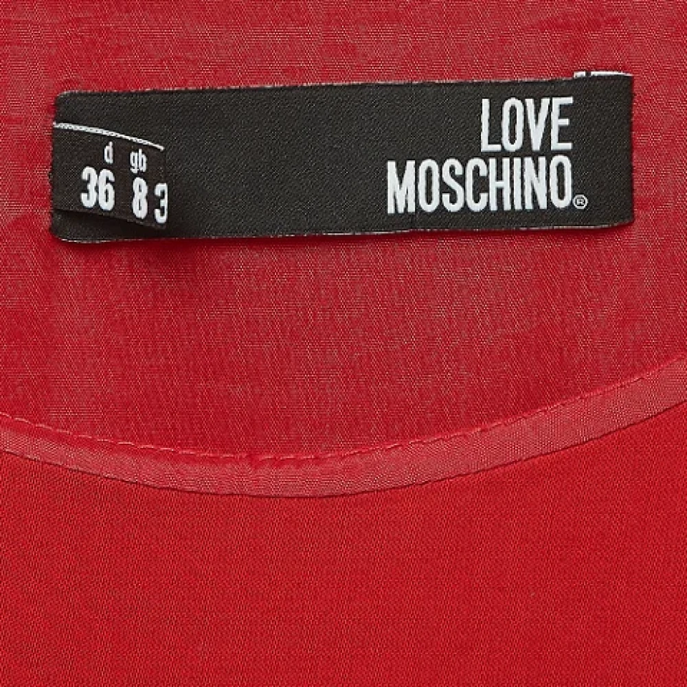 Moschino Pre-Owned Pre-owned Fabric dresses Red Dames