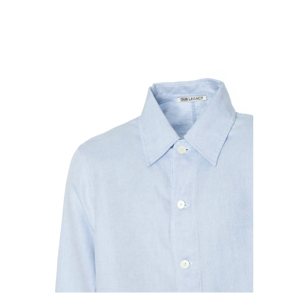 Our Legacy Shirts Blue Heren