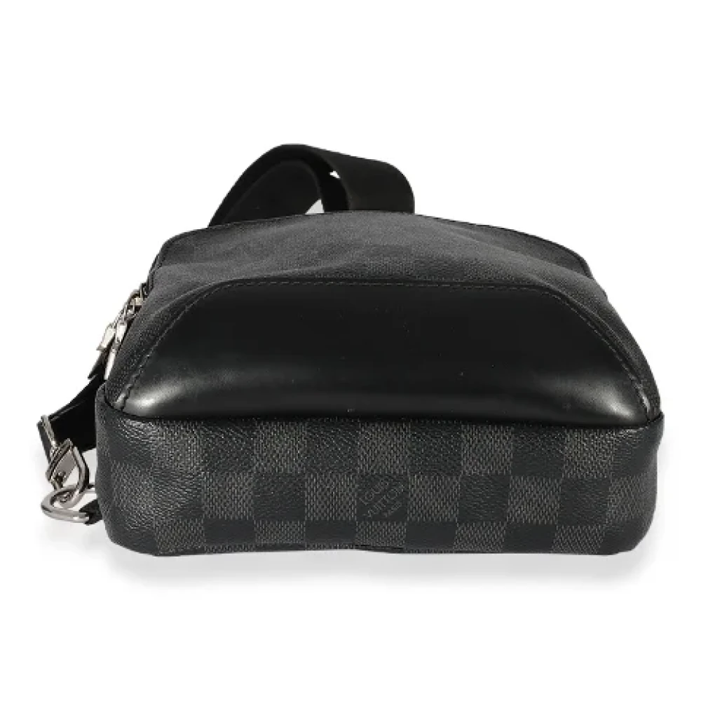 Louis Vuitton Vintage Pre-owned Fabric crossbody-bags Black Dames