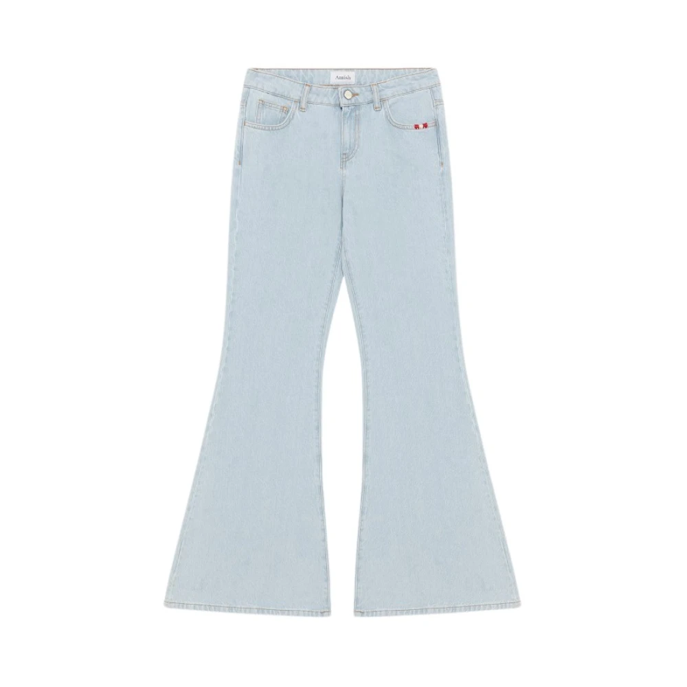 Amish Damen Blau Jeans, W28größe: