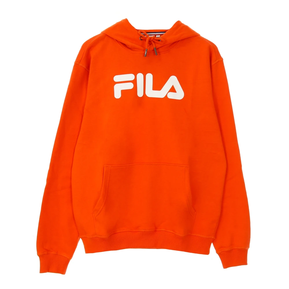 Fila Men's Orange Hoodies, Xs, Tigerlily Kangaroo Hoodie Stylish