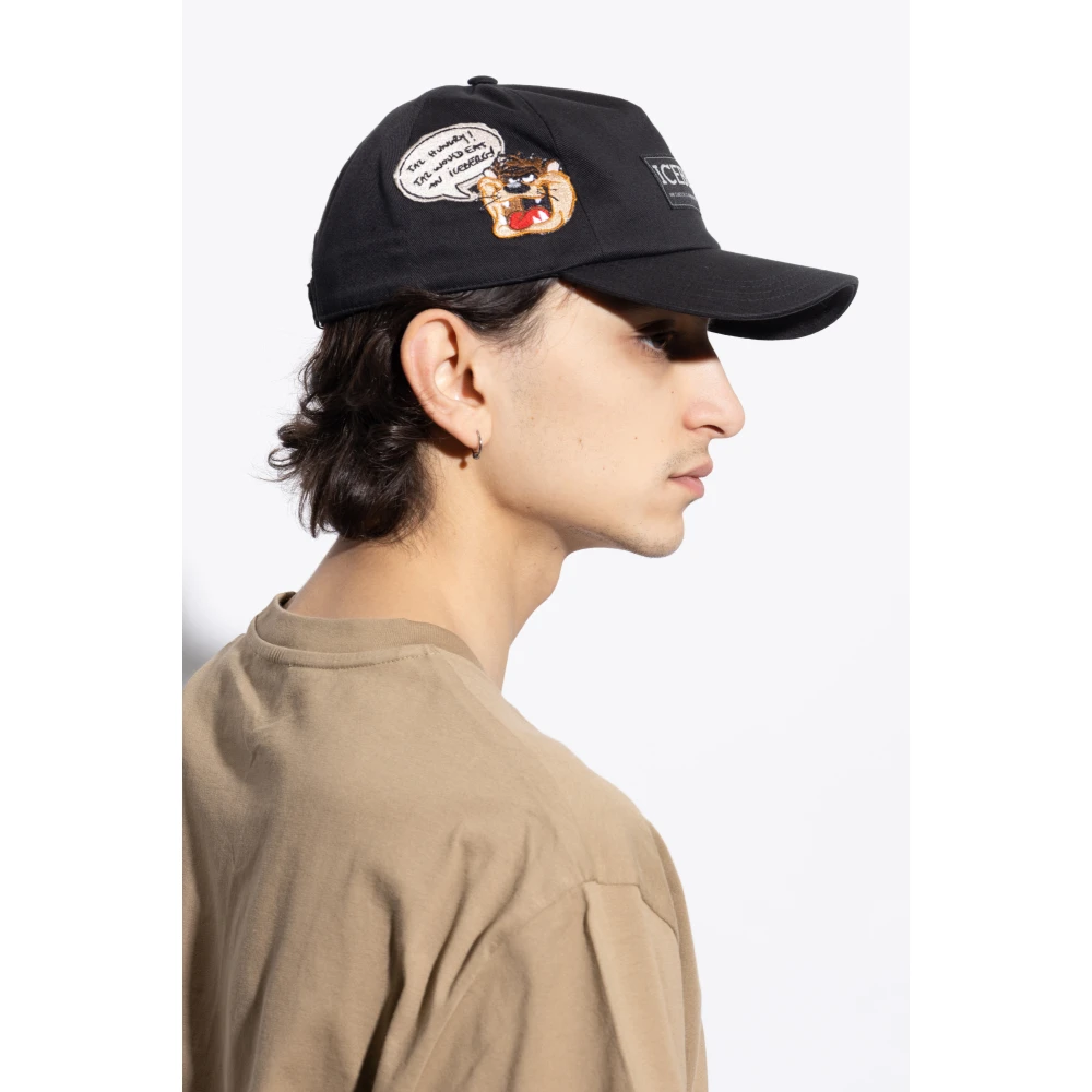 Iceberg Pet met logo Black Heren