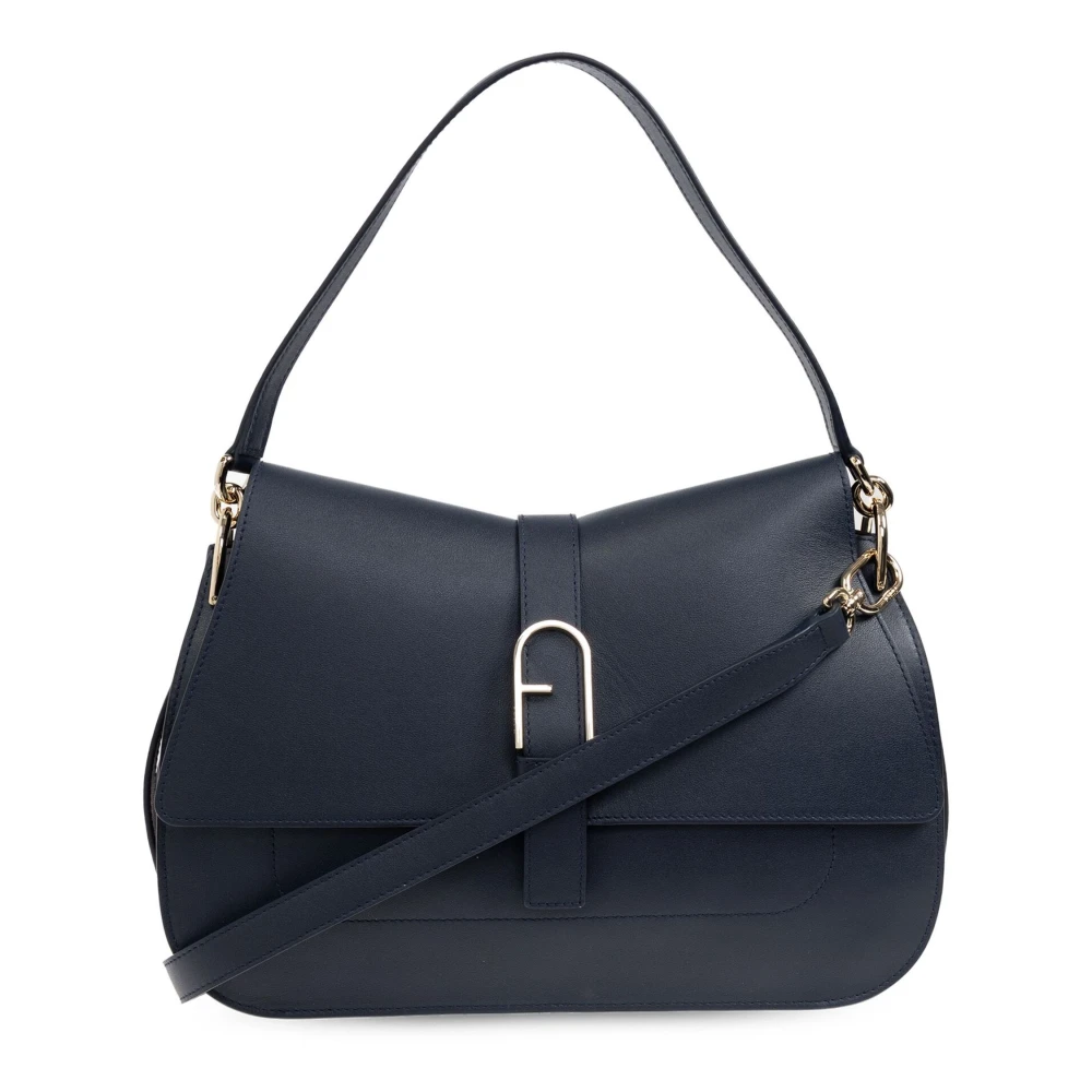 Furla Flow Top Handtas Black Dames