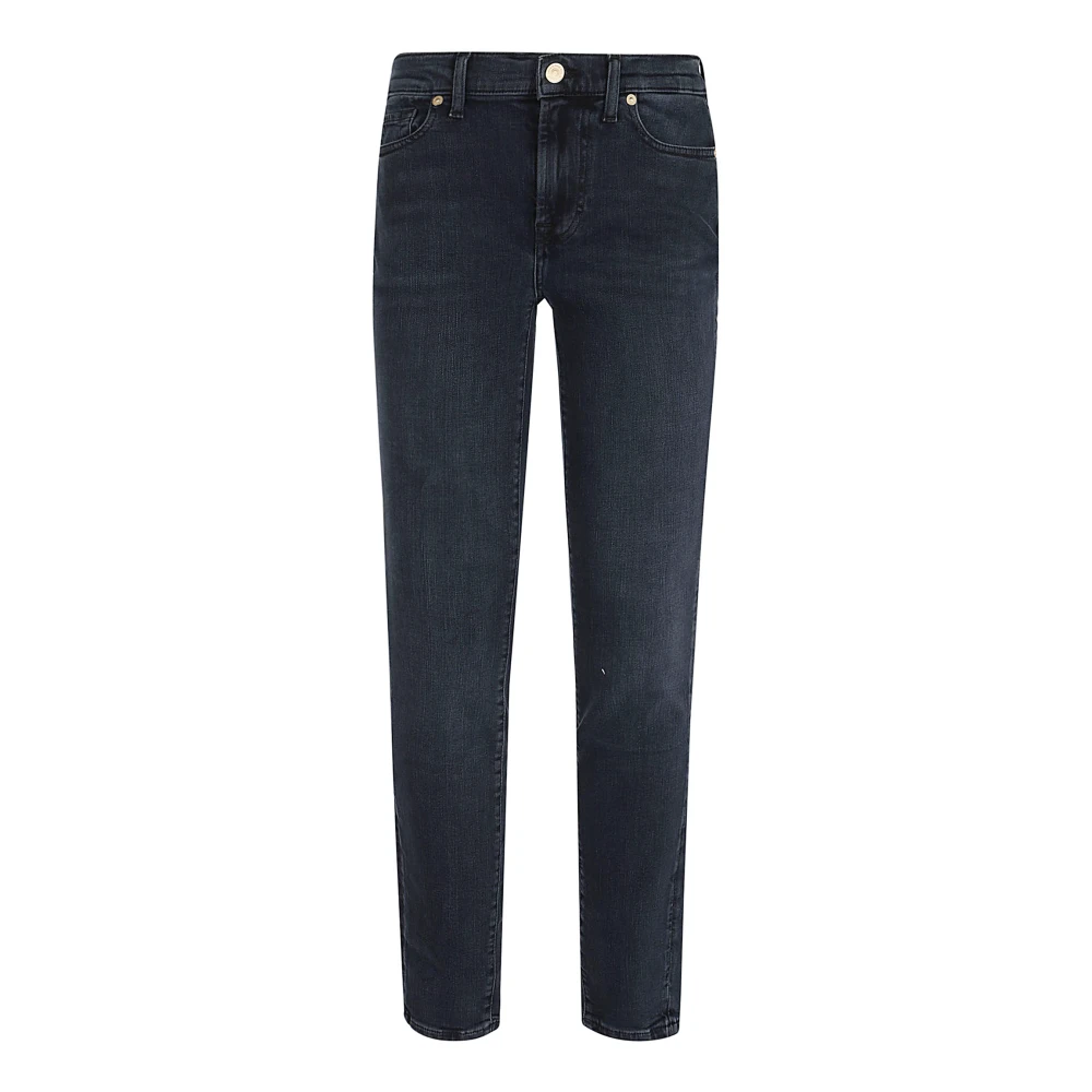 7 For All Mankind Blauwe Denim Jeans Upgrade Stijlvolle Garderobe Blue Dames