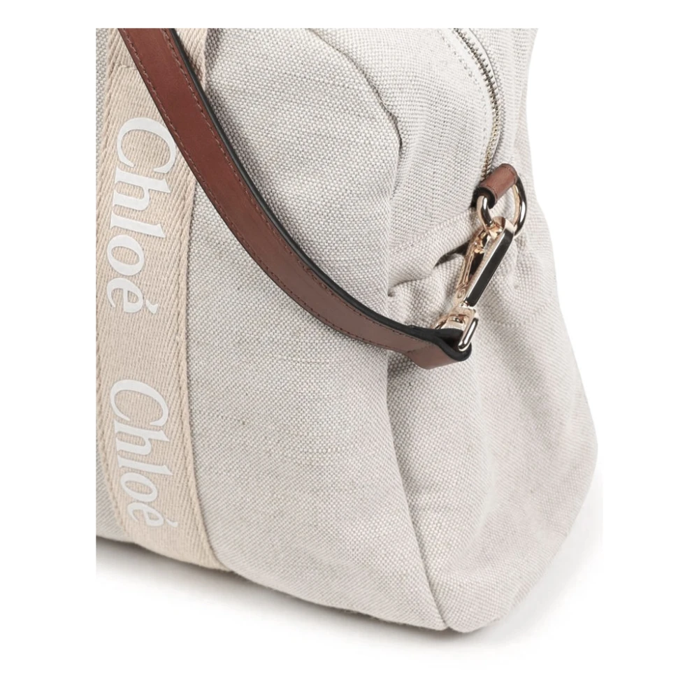 Chloé Beige Verzorgingstas met Kinderwagenriemen Beige Dames