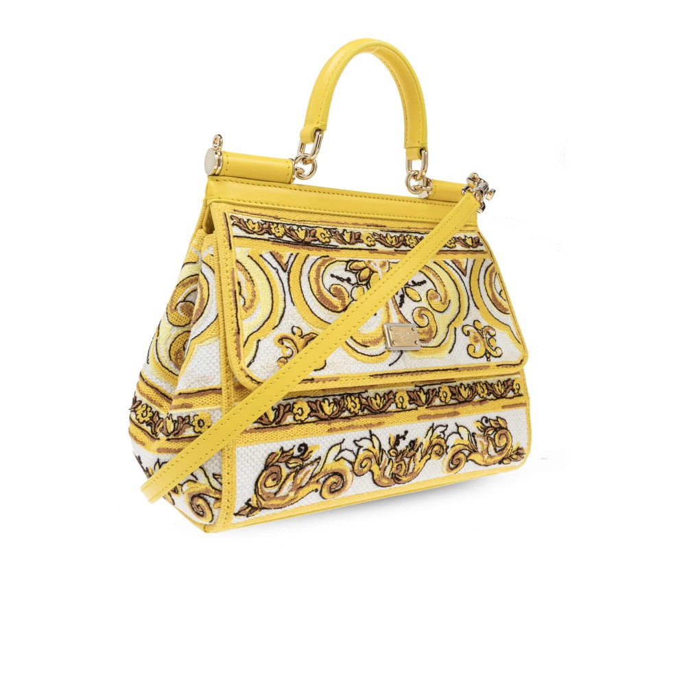 Dolce & Gabbana Sicily Mini Schoudertas Multicolor Dames