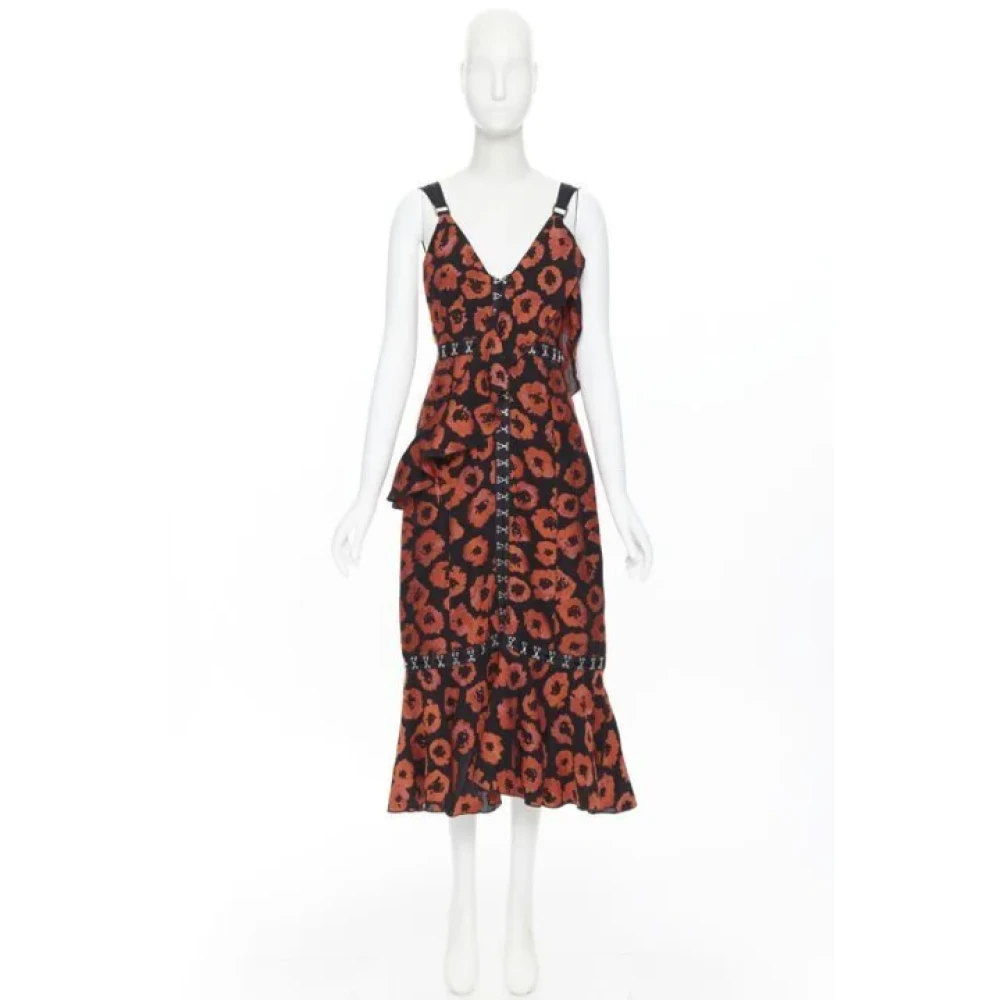 Proenza Schouler Pre-owned Polyester dresses Red Dames