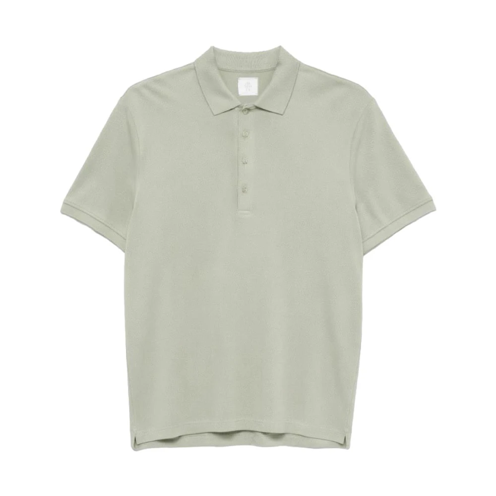 Eleventy Mannelijk Groente Tops Heren, Groen, L, Polo Shirts