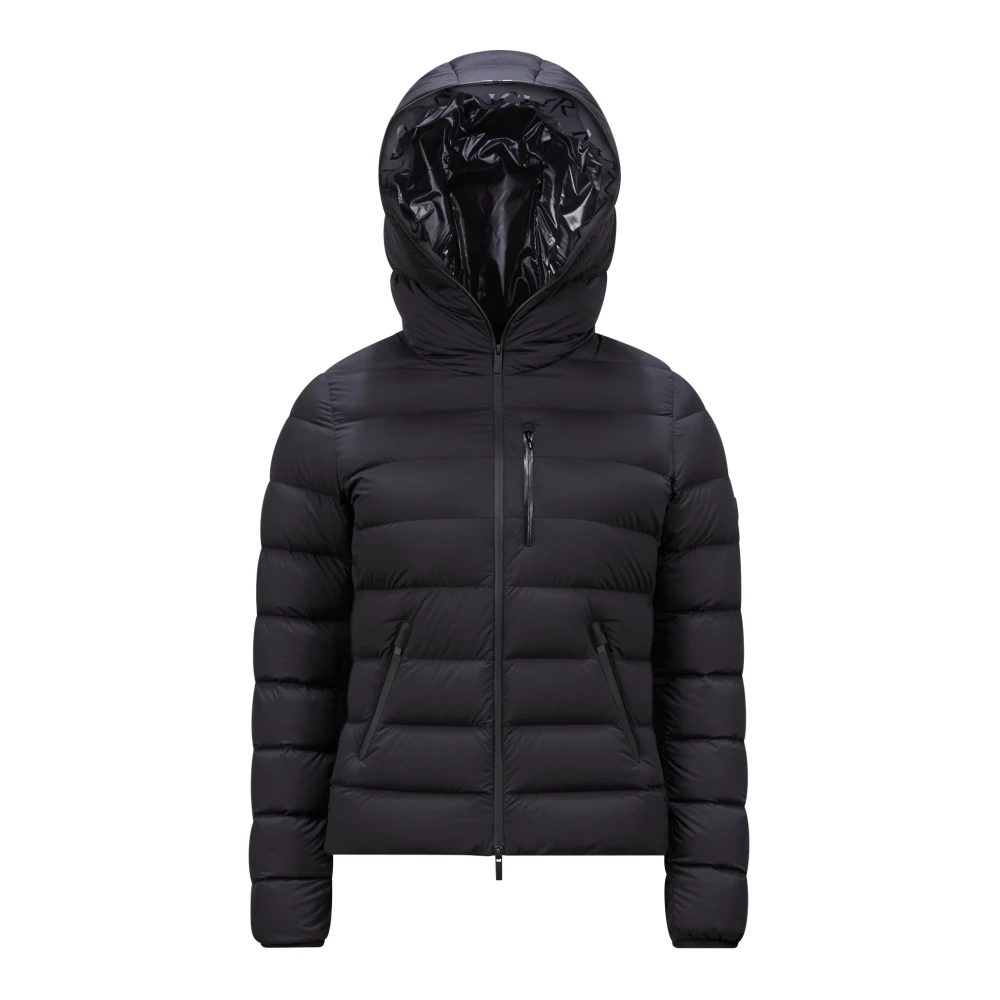 Moncler Herbe Stijlvolle Jas Black Dames