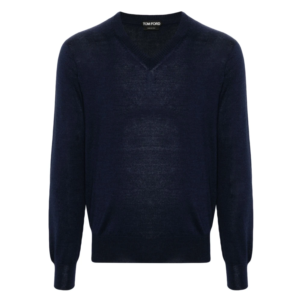 Tom Ford Stijlvolle Sweater Collectie Blue Heren