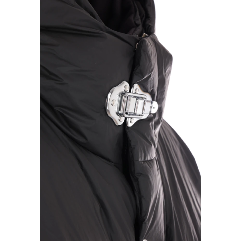 Craig Green Zwarte nylon gewatteerde jas met capuchon Black Heren