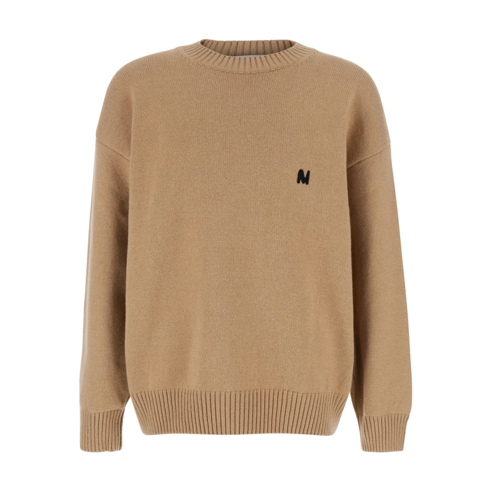 Msgm Uomo Beige - Maglione Girocollo - Knitwear - S