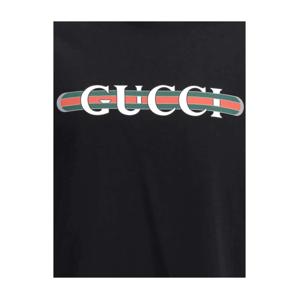 Gucci Vintage Logo Tee Stijlvol Monogram Print Black Heren