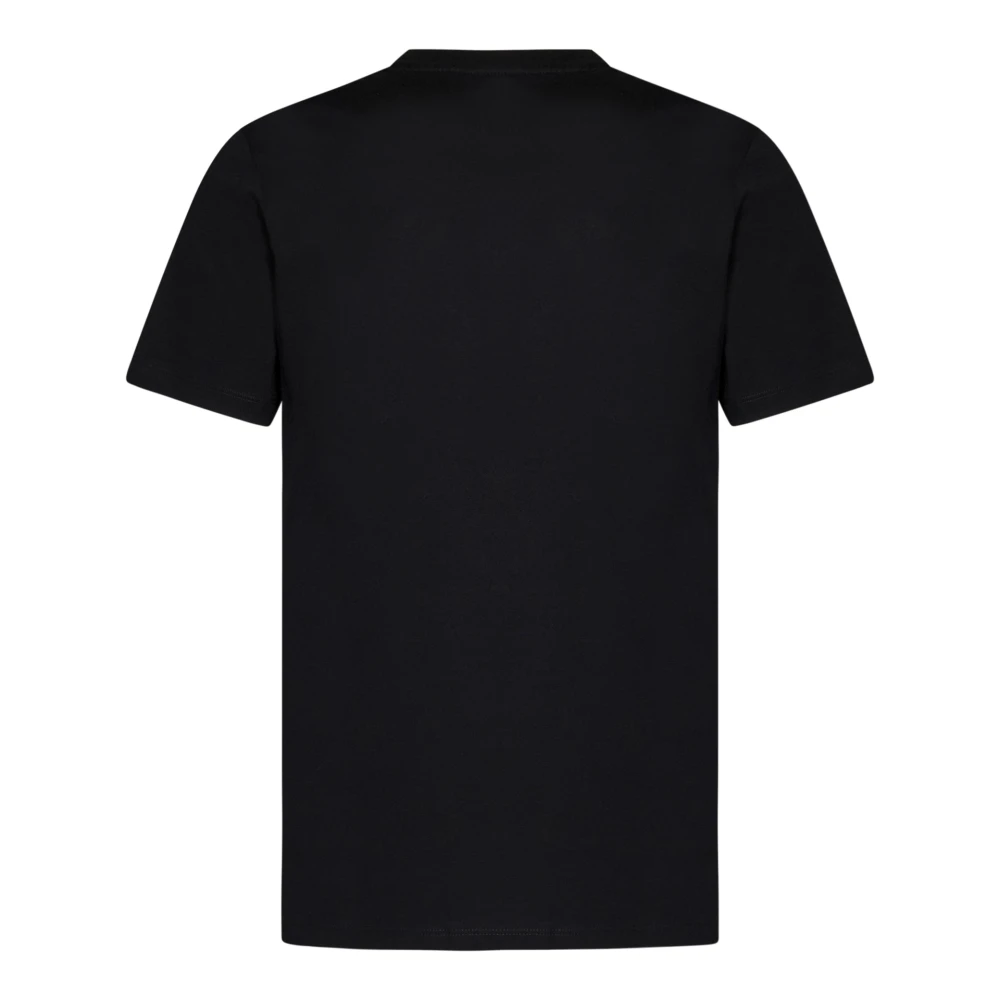 Versace Zwart Geborduurd Medusa Embleem T-shirt Black Heren