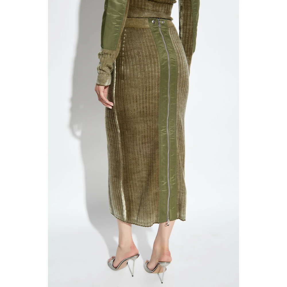 Diesel Rok M-Asi Green Dames