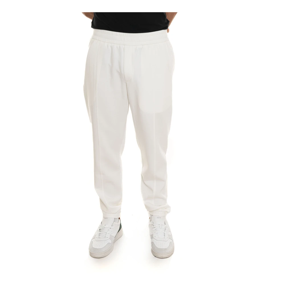 Emporio Armani Slim Fit Broek voor Mannen White Heren