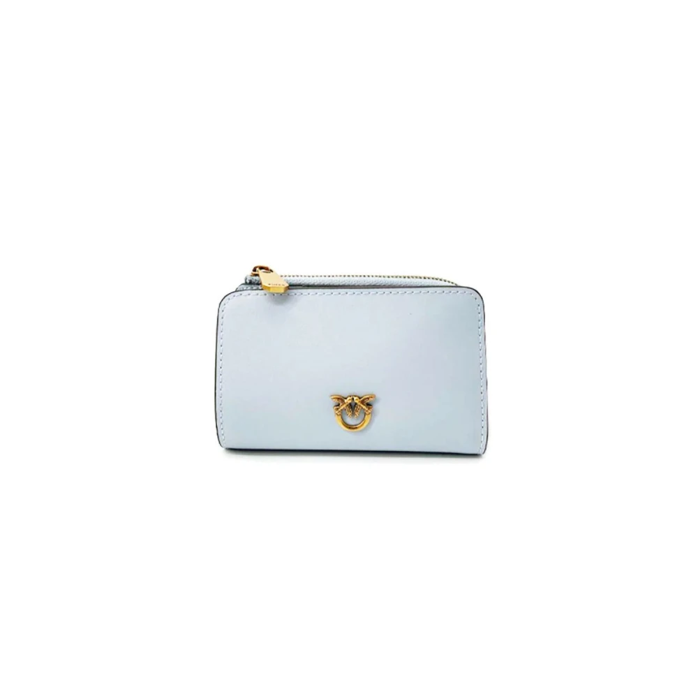 Pinko Vrouw Blauw Accessoires Dames, One Size, Compact Wallet