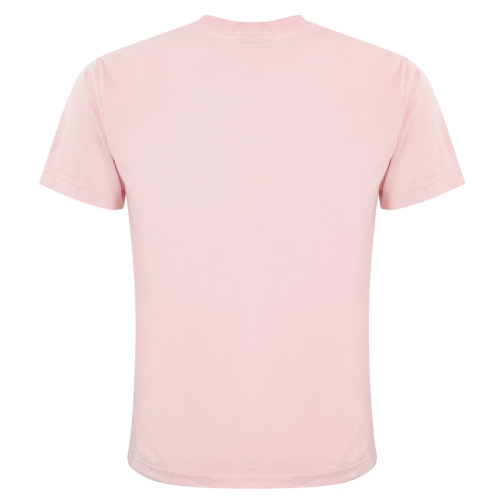 Stone Island Roze Katoenen T-shirt voor Heren Pink Heren