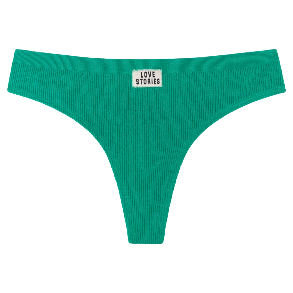 Love stories Groene String Slip Truman Stijl Green Dames
