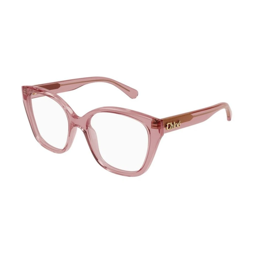 Chloé Women's Pink Glasses, 53 Mm, Cat Eye Optical Frame