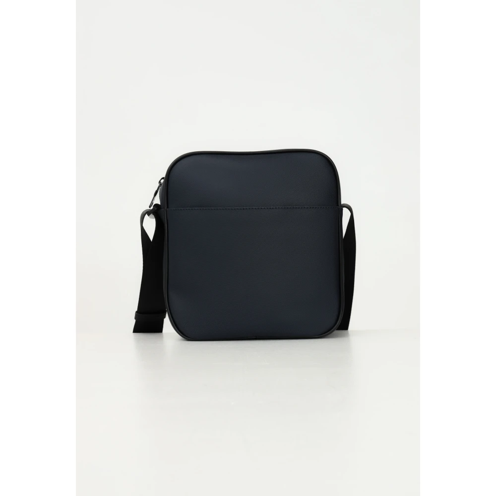 Armani Exchange Moderne Blauwe Diagonale Streep Schoudertas Blue Heren