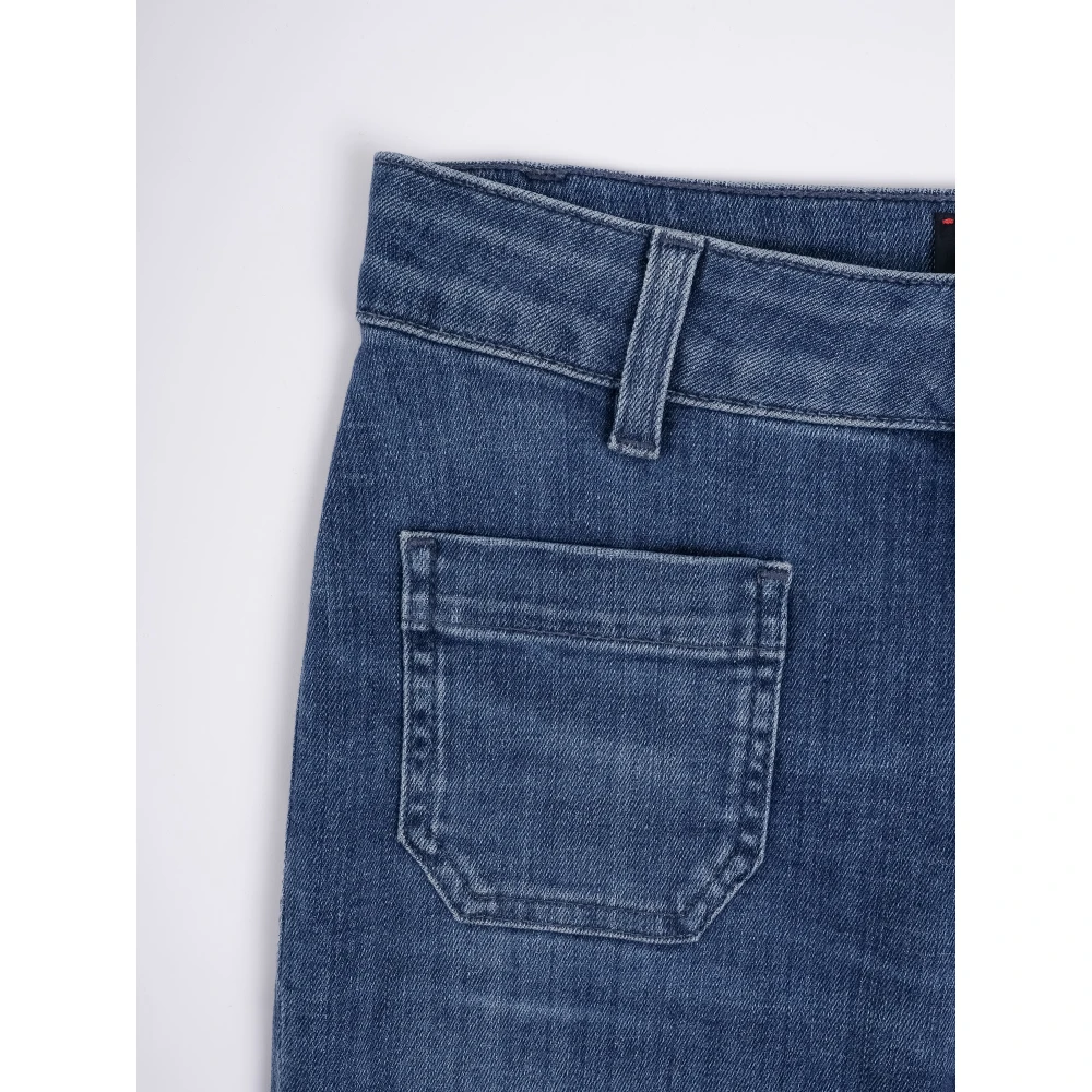 Seafarer Cropped Flared Jeans Francoise Blue Dames