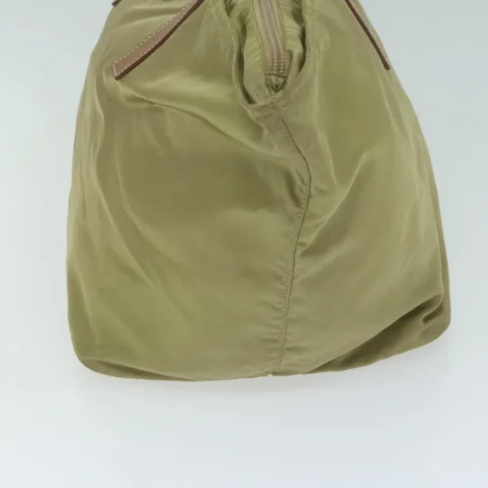 Prada Vintage Pre-owned Nylon totes Beige Dames