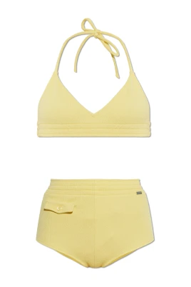 Texturerad Halterneck Bikini